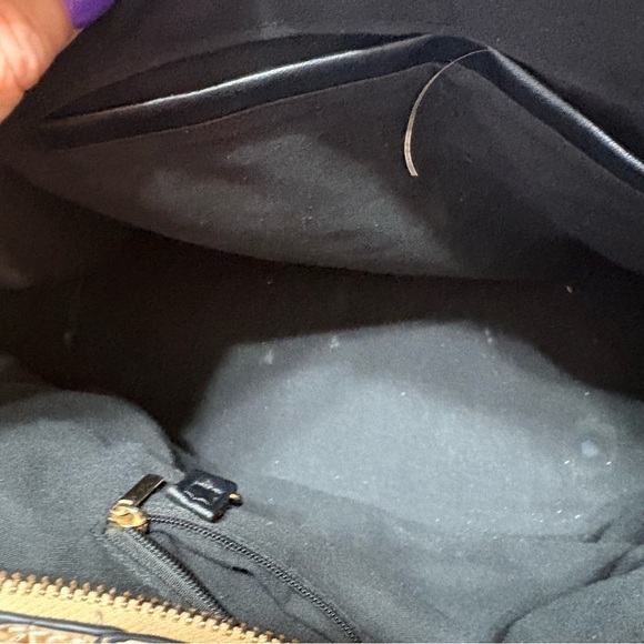 Women's Croc-Embossed Shoulder Bag - Black, Tan, Brown - Picture 15 of 15